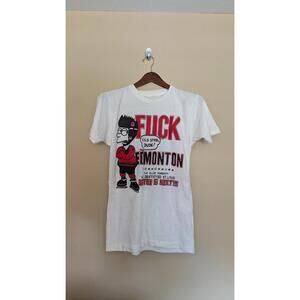 Bart Simpson Chicago Black Hawks Parody Edmonton Oilers